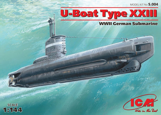 Icm - U BOAT TYPE XXIII GERMAN SUBMARINE KIT 1:144 - Cod. ICMS004