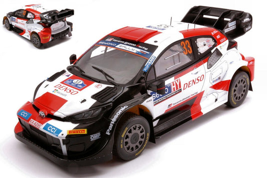 Ixo Model - TOYOTA GR YARIS WRC HYBRID N.33 RALLY FINLAND 2023 EVANS-MARTIN 1:18 - Cod. 18RMC174A
