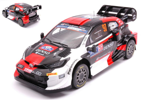 Ixo Model - TOYOTA GR YARIS N.97 FINLAND RALLY 2023 LATVALA-HANNINEN 1:18 - Cod. 18RMC174B