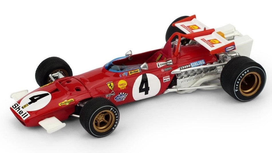 Brumm - FERRARI 312 B CLAY REGAZZONI 1970 N.4 WINNER ITALY GP 1:43 - Cod. BM0313