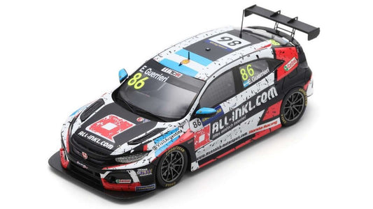 Spark Model - HONDA CIVIC N.86 WINNER RACE 1 WTCR 2020 ARAGON II E.GUERRIERI 1:43 - Cod. S8967