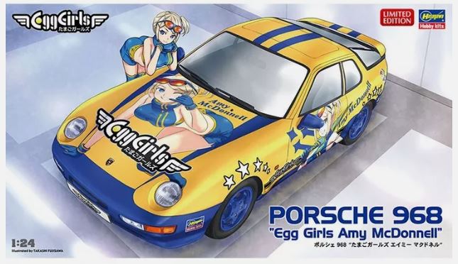 Hasegawa - PORSCHE 968 EGG GIRLS AMI MCDONNELL KIT 1:24 - Cod. HA52338