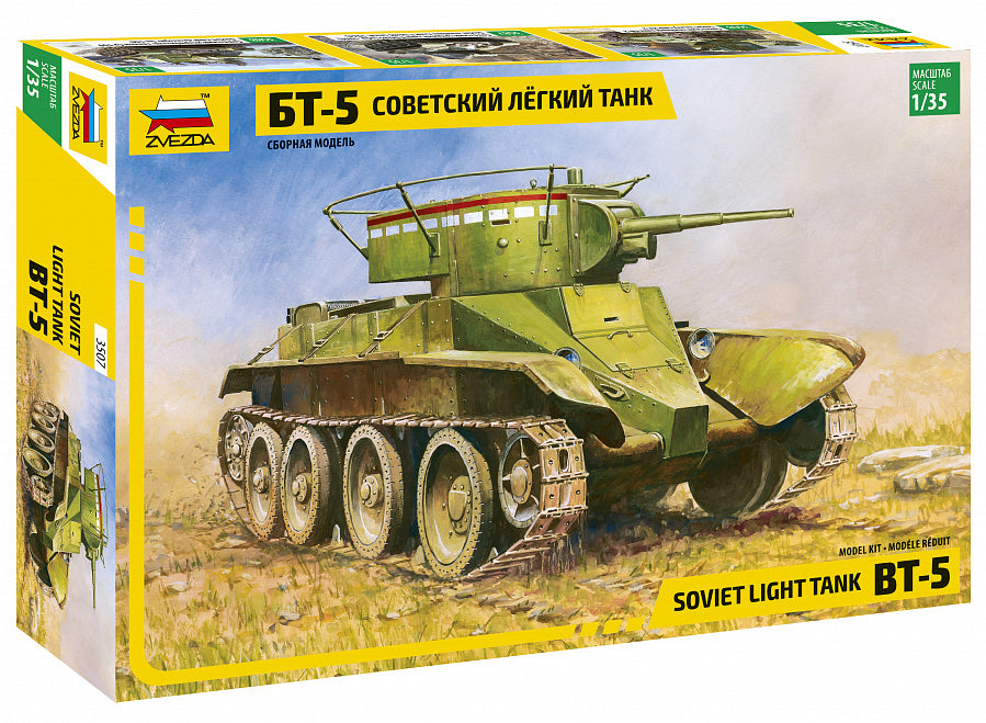 Zvezda - SOVIET LIGHT TANK BT 5 KIT 1:35 - Cod. Z3507