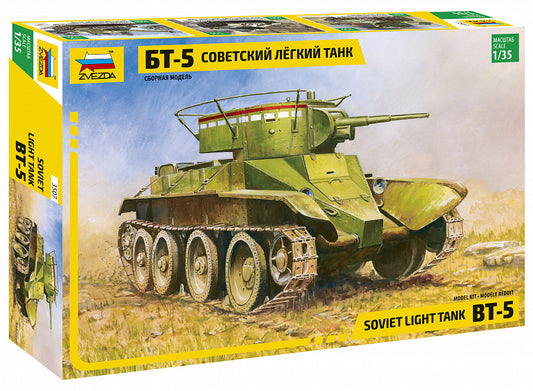Zvezda - SOVIET LIGHT TANK BT 5 KIT 1:35 - Cod. Z3507