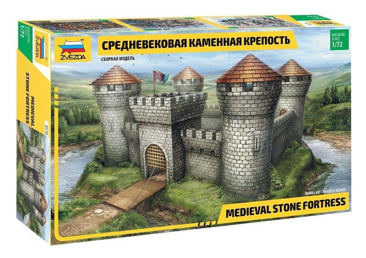 Zvezda - MEDIEVAL FORTRESS STONE KIT 1:72 - Cod. Z8510