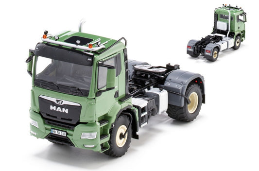 Wiking - MAN TGS 18.510 4x4 BL 2-AXLE -TRUCK GREEN 1:32 - Cod. WK17077650