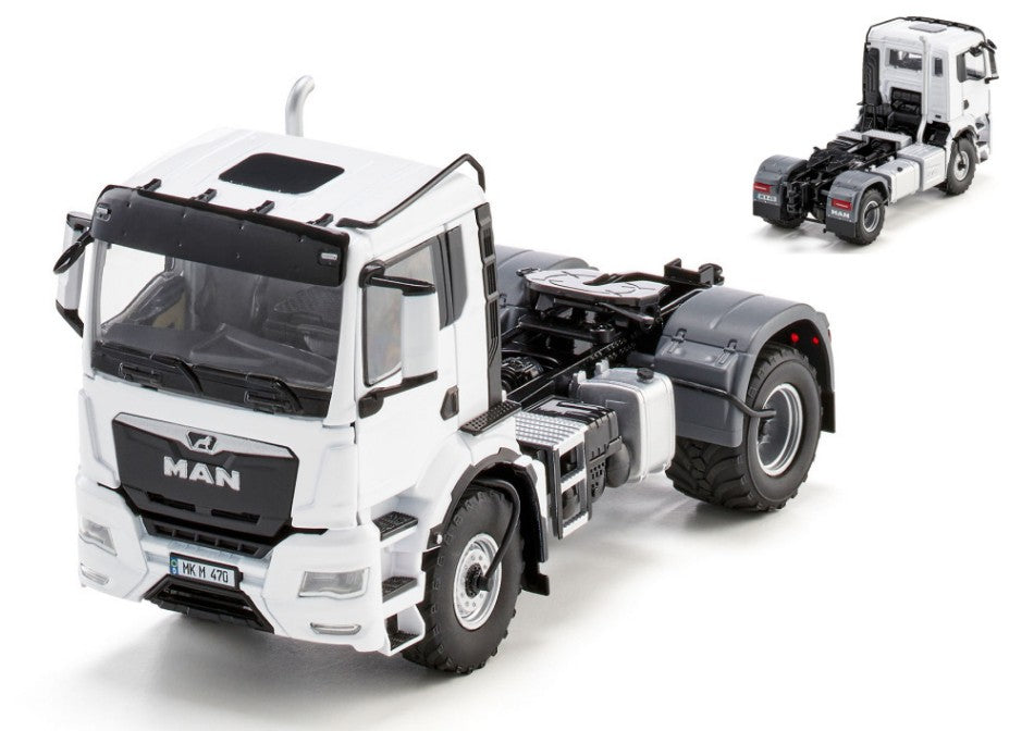 Wiking - MAN TGS 18.510 4x4 BL 2-AXLE -TRUCK WHITE 1:32 - Cod. WK17077652