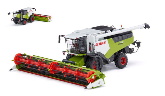 Wiking - MIETITREBBIA FRUMENTO CLAAS TRION 720 MONTANA W/CONVIO 1080 AND TROLLEY - Cod. WK17077857