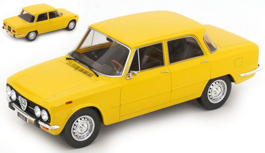 Modelcargroup - ALFA ROMEO GIULIA NUOVA SUPER 1974 LIGHT YELLOW 1:18 - Cod. MCG18334