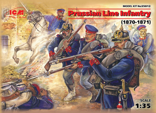 Icm - PRUSSIAN INFANTRY FIGURE 1:35 - Cod. ICM35012