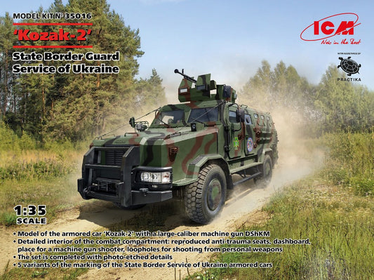 Icm - KOZAK-2 STATE BORDER GUARD SERVICE OF UKRAINE KIT 1:35 - Cod. ICM35016