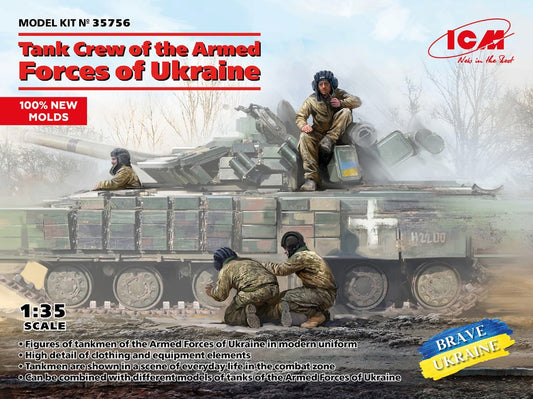 Icm - TANK CREW OF THE ARMED FORCES OF UKRAINE KIT 1:35 - Cod. ICM35756