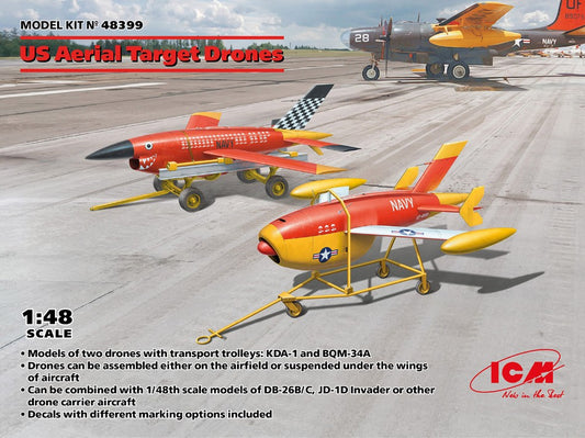 Icm - US AERIAL TARGET DRONS KIT 1:48 - Cod. ICM48399