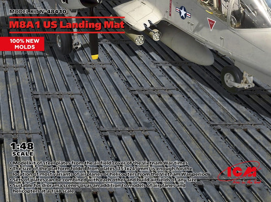 Icm - M8A1 US LANDING MAT 153x245 mm KIT 1:48 - Cod. ICM48410