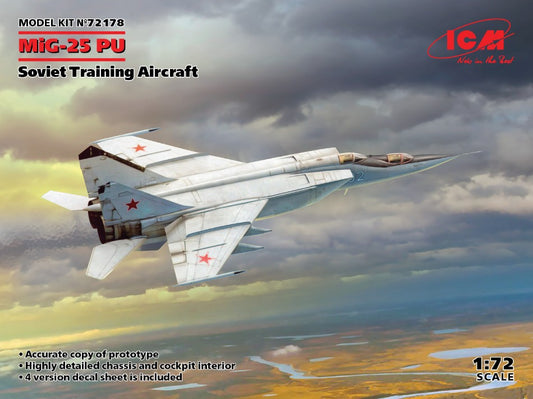 Icm - MIG-25 PU SOVIET TRAINING AIRCRAFT KIT 1:72 - Cod. ICM72178