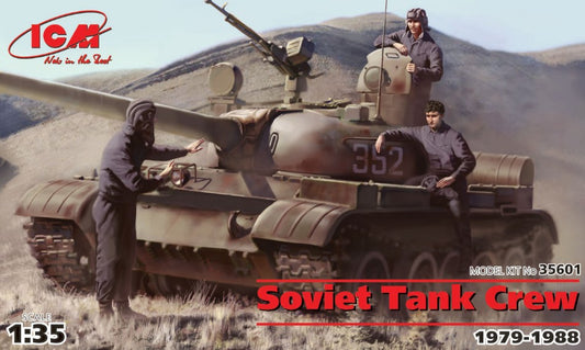 Icm - SOVIET TANK CREW 1979-1988 3 FIGURES KIT 1:35 - Cod. ICM35601