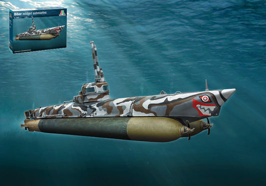 Italeri - U-BOOT BIBER MIDGE SUBMARINE KIT 1:35 - Cod. IT5609