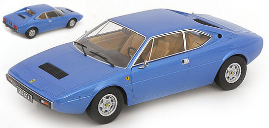 Kk Scale - FERRARI 308 GT4 1974 LIGHT BLUE METALLIC 1:18 - Cod. KKDC181232