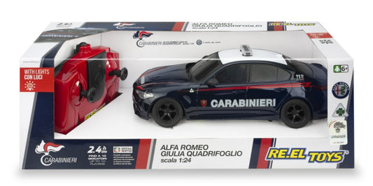 Re.el.toys - ALFA ROMEO GIULIA CARABINIERI RADIOCOMANDO 1:24 - Cod. RE2182