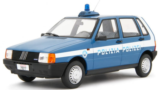 Laudo Racing - FIAT UNO 55S 1983 POLIZIA BLUE 1:18 - Cod. LM182B-PO