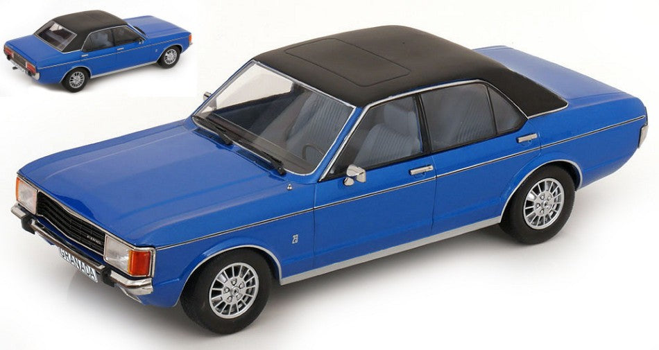 Modelcargroup - FORD GRANDA MK I 1975 MET.BLUE/MATT BLACK 1:18 - Cod. MCG18394