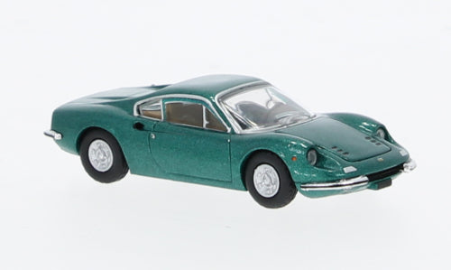 Premium Classixxs - FERRARI DINO 246 GT 1969 MET.GREEN 1:87 - Cod. PCX870635