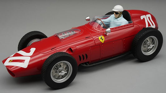 Tecnomodel - FERRARI 246/256 DINO N.20 WINN.ITALY GP 1960 P.HILL W/DRIVER 1:18 - Cod. TMD18325C