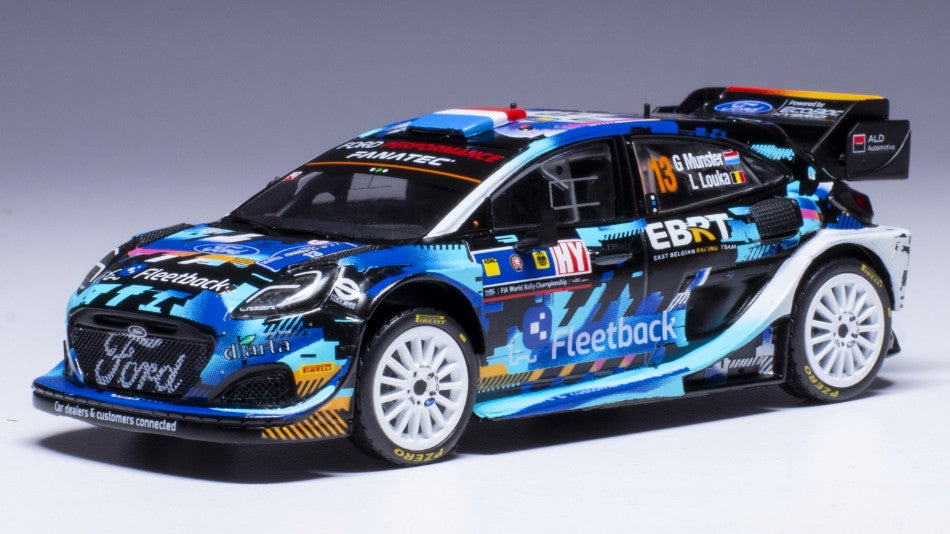 Ixo Model - FORD PUMA RALLY 1 N.13 WRC CENTRAL EUROPEAN RALLY 2023 MUNSTER-LOUKA1:43 - Cod. RAM905B