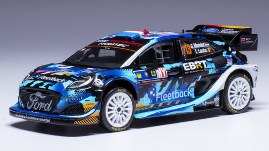Ixo Model - FORD PUMA RALLY 1 N.13 WRC CENTRAL EUROPEAN RALLY 2023 MUNSTER-LOUKA1:43 - Cod. RAM905B