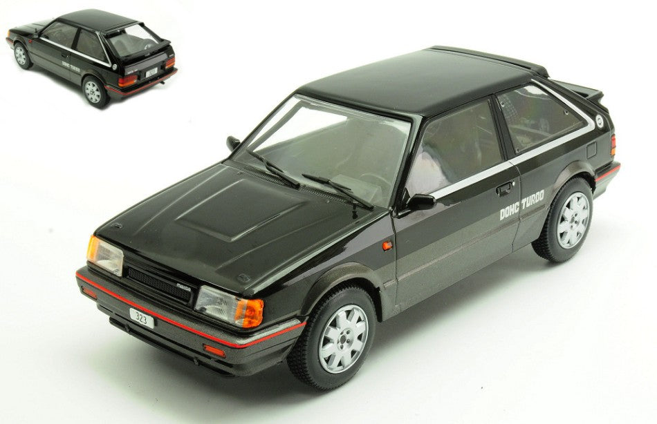 Whitebox - MAZDA 323 4WD TURBO BLACK/MET.DARK GREY 1:24 - Cod. WB124222