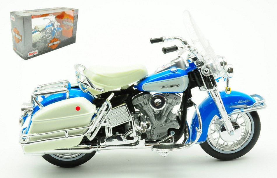 Maisto - HARLEY DAVIDSON FLH ELECTRA GLIDE 1966 LIGHT BLUE 1:18 - Cod. MI23104
