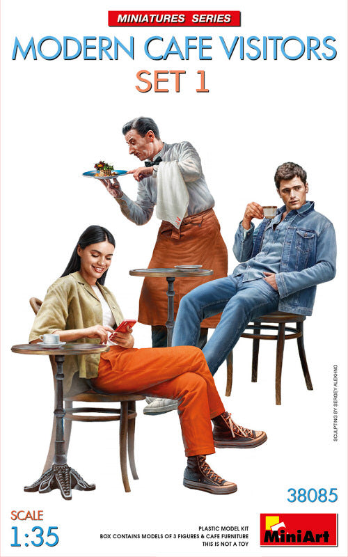 Miniart - MODERN CAFE VISITORS SET 1 KIT 1:35 - Cod. MIN38085