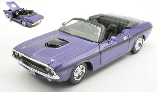 Maisto - DODGE CHALLENGER R/T CONVERTIBLE 1970 METALLIC PURPLE 1:24 - Cod. MI31264