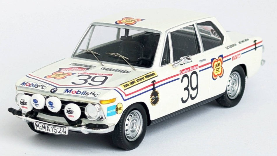 Trofeu - BMW 2002 Ti ALPENFAHRT 1973 STROPPE-SMOLEJ 1:43 - Cod. TFRRAT06