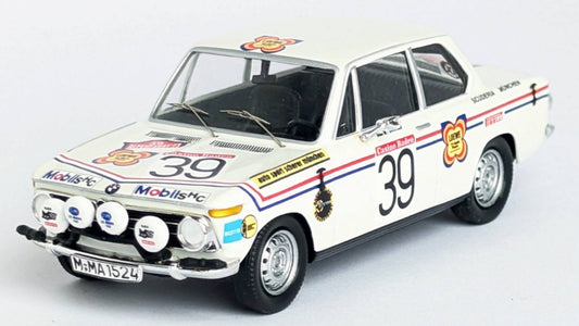Trofeu - BMW 2002 Ti ALPENFAHRT 1973 STROPPE-SMOLEJ 1:43 - Cod. TFRRAT06