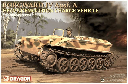 Dragon - BORGWARD IV AUSF. A HEAVY DEMOLITION CHARGE VEHICLE KIT 1:35 - Cod. D6101