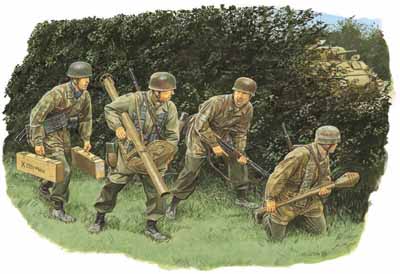 Dragon - HEDGERON TANK HUNTERS (FALLSCHIRMJAGER NORMANDY 1944) KIT 1:35 - Cod. D6127