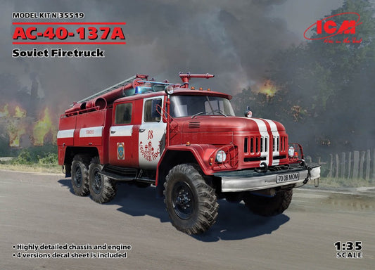 Icm - AC-40 137A SOVIET FIRETRUCK KIT 1:35 - Cod. ICM35519
