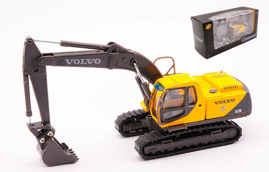 Cararama - ESCAVATORE VOLVO EC210 VOLVO EXCAVATOR 1:84 - Cod. CA810004