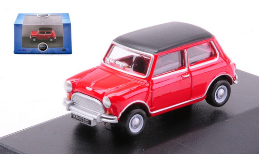Oxford - AUSTIN COOPER MINI TARTAN RED/BLACK 1:76 - Cod. OXF76MN012