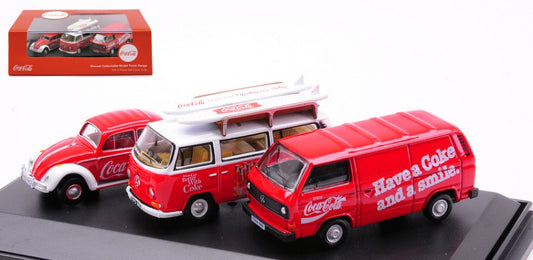 Oxford - 3 PIECES VW SET COCA COLA 1:76 - Cod. OXF76SET60CC