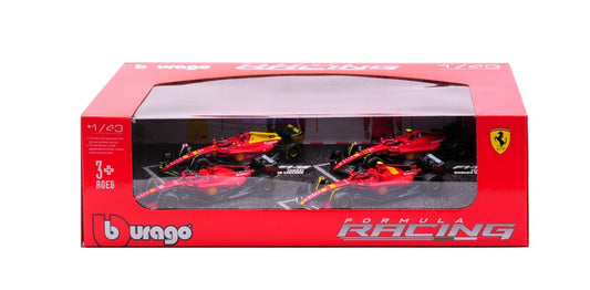 Burago - FERRARI SET: SF23 N.16/SF23 N.55 MONZA/F1-75 N.16 MONZA/F1-75 N.55 1:43 - Cod. BU36848