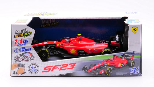 Maisto - FERRARI SF-23 F1 N.55 C.SAINZ 2.4 GHZ RADIOCOMANDO 1:24 - Cod. MI82357S