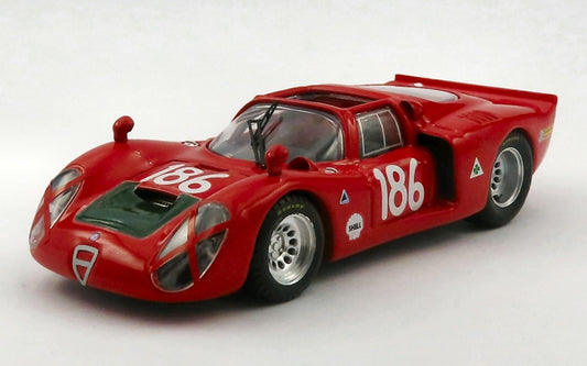 Best Model - ALFA ROMEO 33.2 N.186 TARGA FLORIO 1968 I.GIUNTI-N.GALLI 1:43 - Cod. BT9422-2