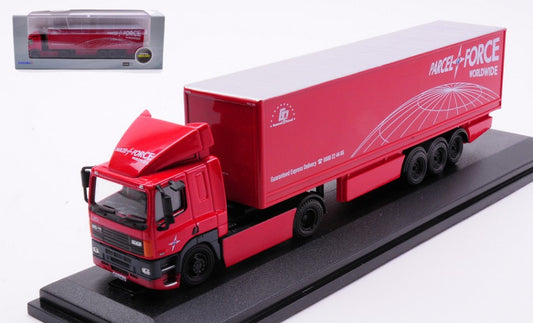 Oxford - BILICO DAF 85 2 AXLE 40ft BOX TRAILER PARCELF 1:76 - Cod. OXF76DAF002