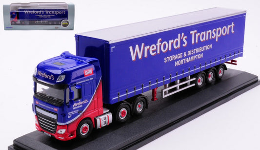 Oxford - BILICO DAF XF EURO 6 CURTANSIDE WREFORDS 1:76 - Cod. OXF76DXF002