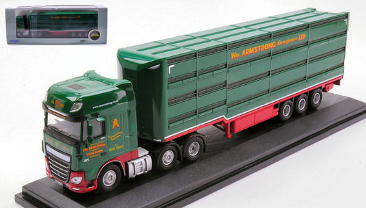 Oxford - BILICO TRASPORTO BESTIAME DAF XF WILLIAM ARMSTRONG LIVESTOCK 1:76 - Cod. OXF76DXF003