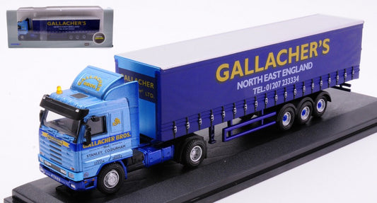 Oxford - BILICO SCANIA 113 40ft CURTAINSIDE GALLACHER'S 1:76 - Cod. OXF76S143003