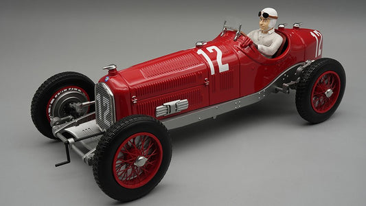 Tecnomodel - ALFA ROMEO P3 TIPO B N.12 WINN.FRENCH GP 1932 T.NUVOLARI W/DRIVER 1:18 - Cod. TMD18326D