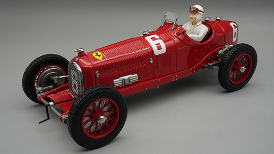 Tecnomodel - ALFA ROMEO P3 TIPO B N.6 WINN.MONZA GP 1932 R.CARACCIOLA W/DRIVER 1:18 - Cod. TMD18326B